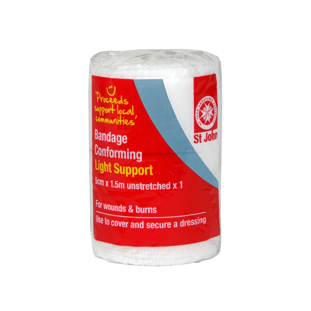 ST JOHN Conforming Bandage 5cm x 1.5m Medical First Aid Support #1010