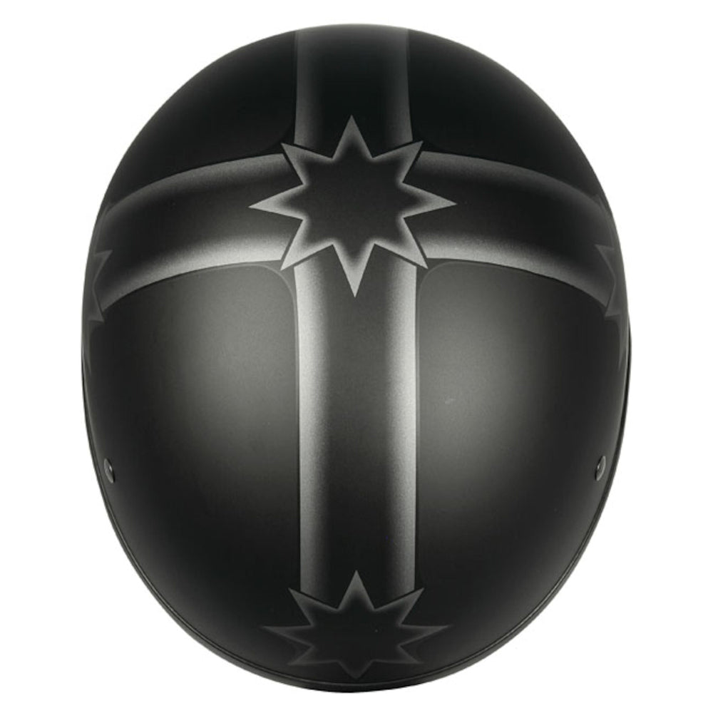 M2R Rebel Classic shorty open face helmet - Last Stand - XS #1113598