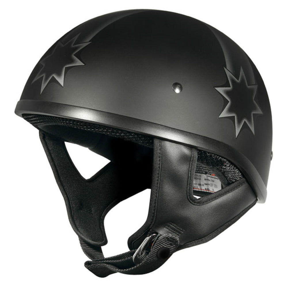 M2R Rebel Classic shorty open face helmet - Last Stand - XS #1113598