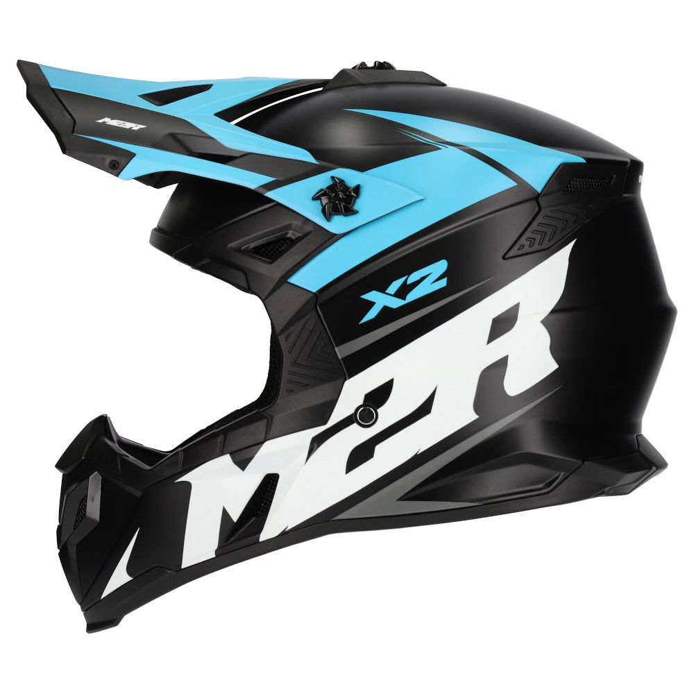 M2R X2 ECE 22.06 Certified Off-Road Race Helmet - Charger PC-2F - XS #1124875
