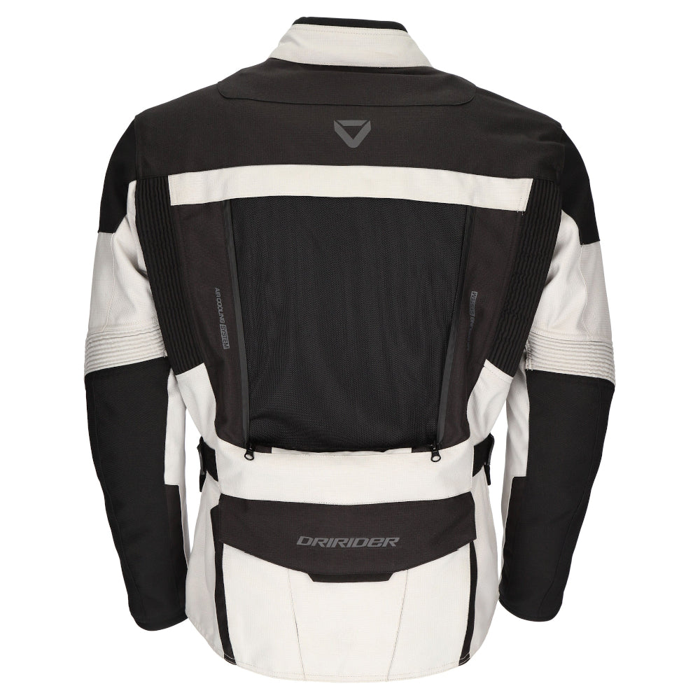 Dririder Explorer All Season Ladies Jacket-Lt. Grey/Black-LDS 8 #2123598