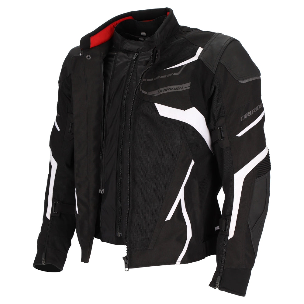 Dririder Climate Control Exo 4 Vented Jacket-Black/White-6XL #2123998