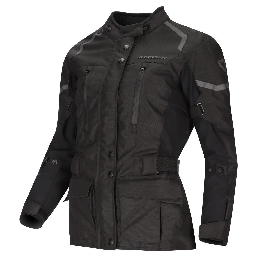 Dririder Compass V Sports Touring Jacket-Black/Black-LDS 22 #2127273