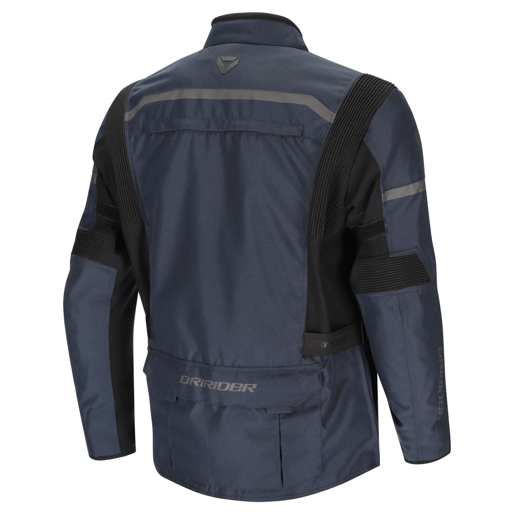Dririder Compass V Sports Touring Jacket-Navy/Black-M #2127297