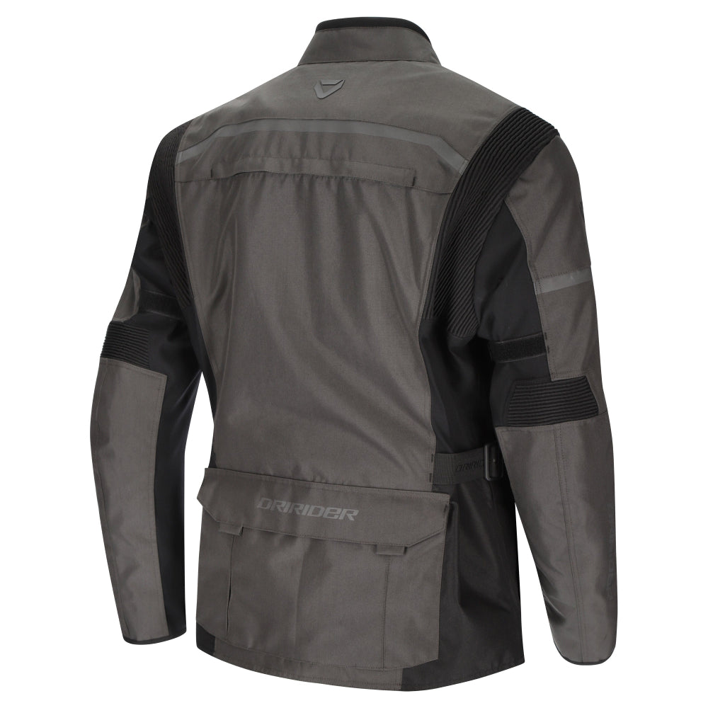 Dririder Compass V Sports Touring Jacket-Grey/Black-LDS 8 #2127326