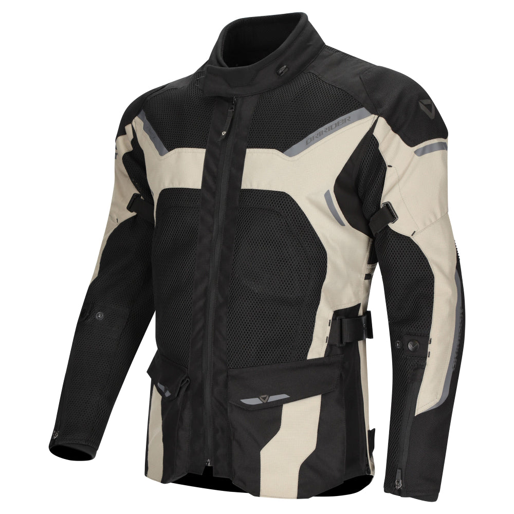 Dririder Apex 6 Airflow Ventilated Ladies Jacket-Sand/Black-LDS 18 #2127481