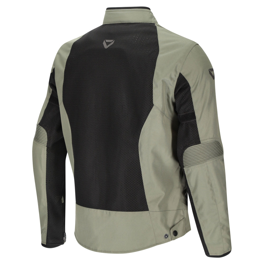 Dririder Aeromesh Motorcycle Summer Mesh Riding Jacket-Black/Olive-XS #2127425
