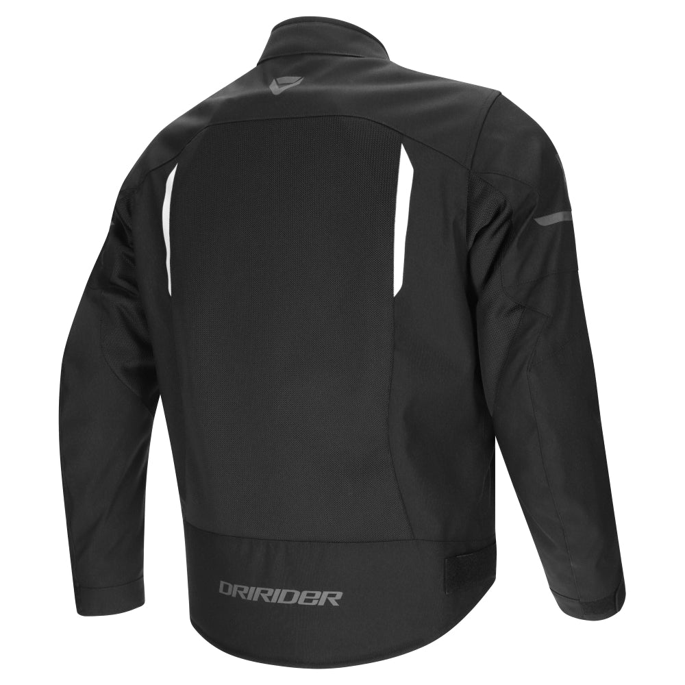 Dririder Air-Ride 6 Summer Riding Ladies Jacket-Black White-L 6 #2128556