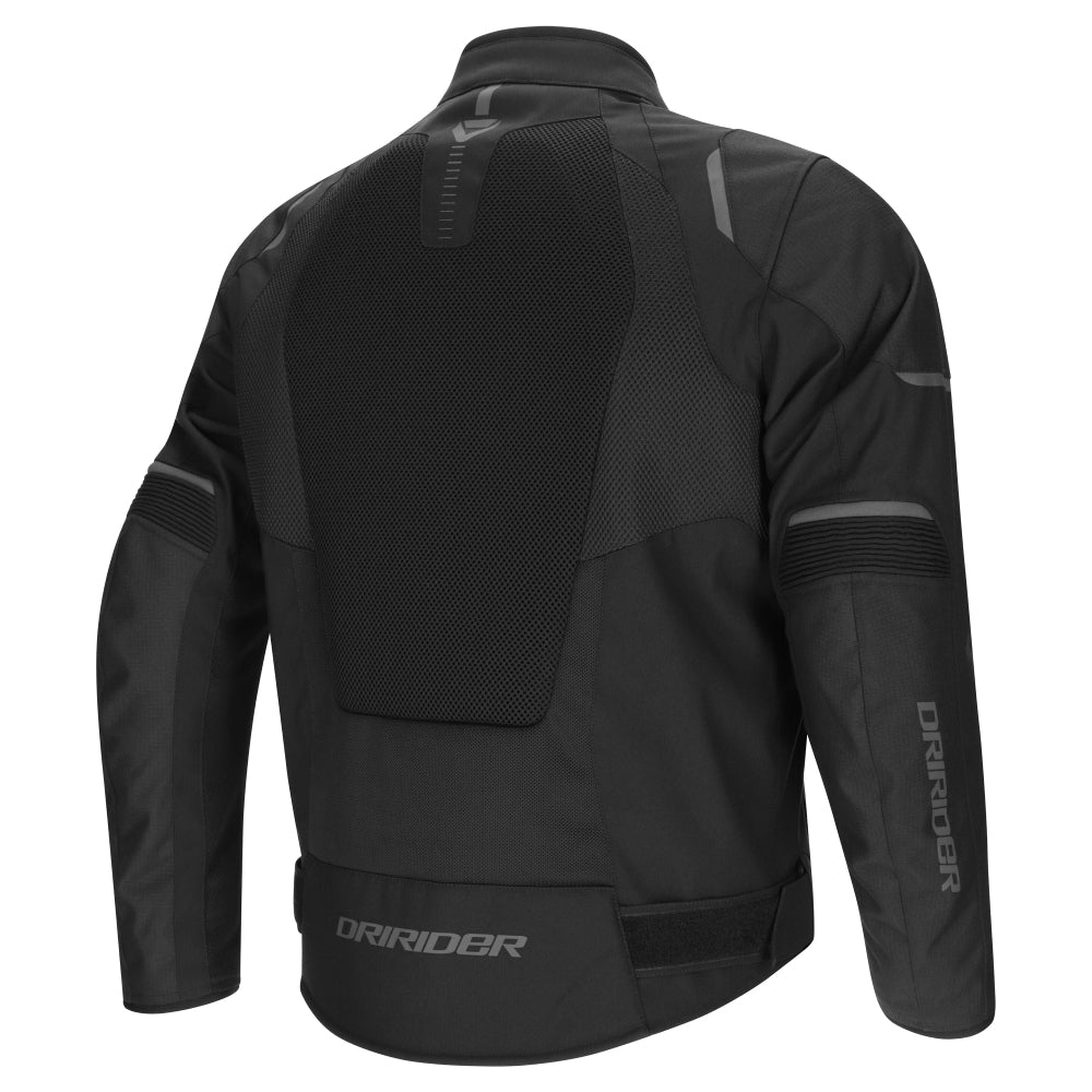 Dririder Air-Ride Pro AA certified Summer Jacket-Black/Black-M #2128592