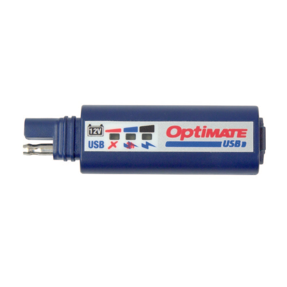 OPTIMATE 2400mA USB Charger & 3-LED Battery Monitor #4-O-100