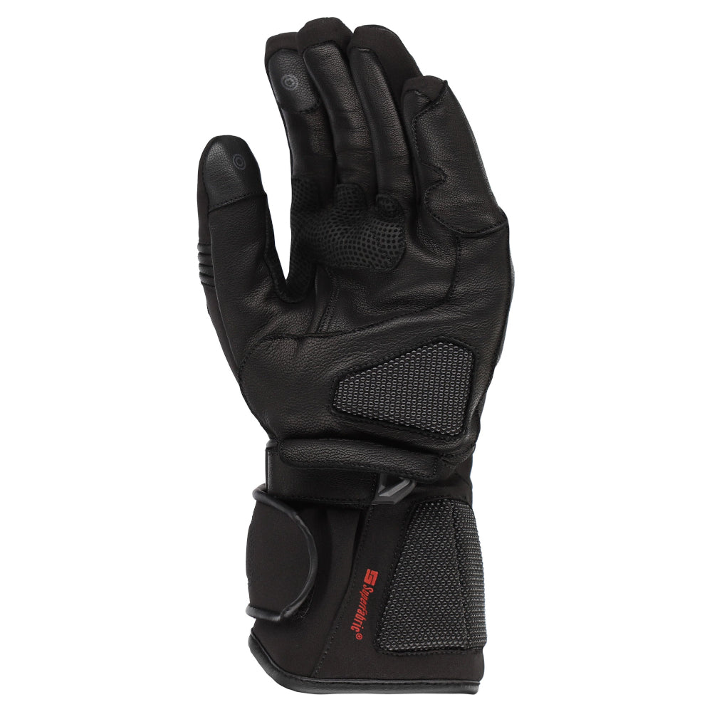 Dririder Hurricane Leather Winter Touring Gloves-Black-4XL #4007638