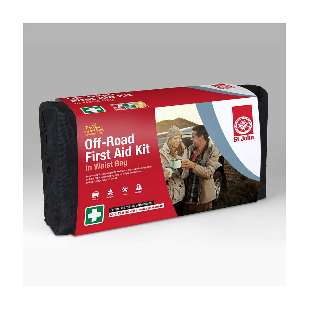 New ST JOHN AMBULANCE Off-road First Aid Kit In Waist Bag, Lightweight #601804 | Australian Moto Spares