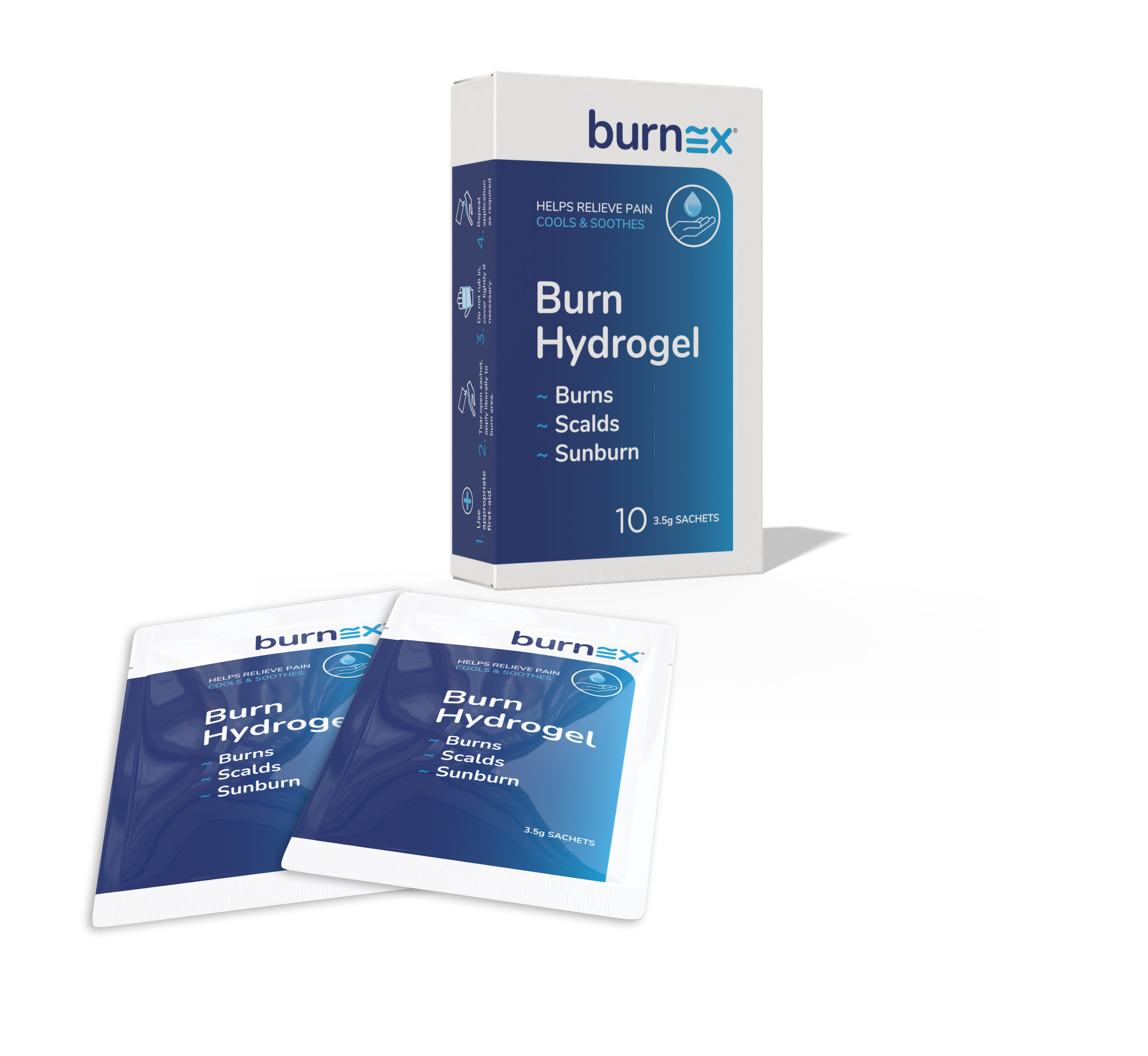 ST JOHN Burn Gel 3.5gm 10 Pack First Aid Emergency Burn Treatment #885140
