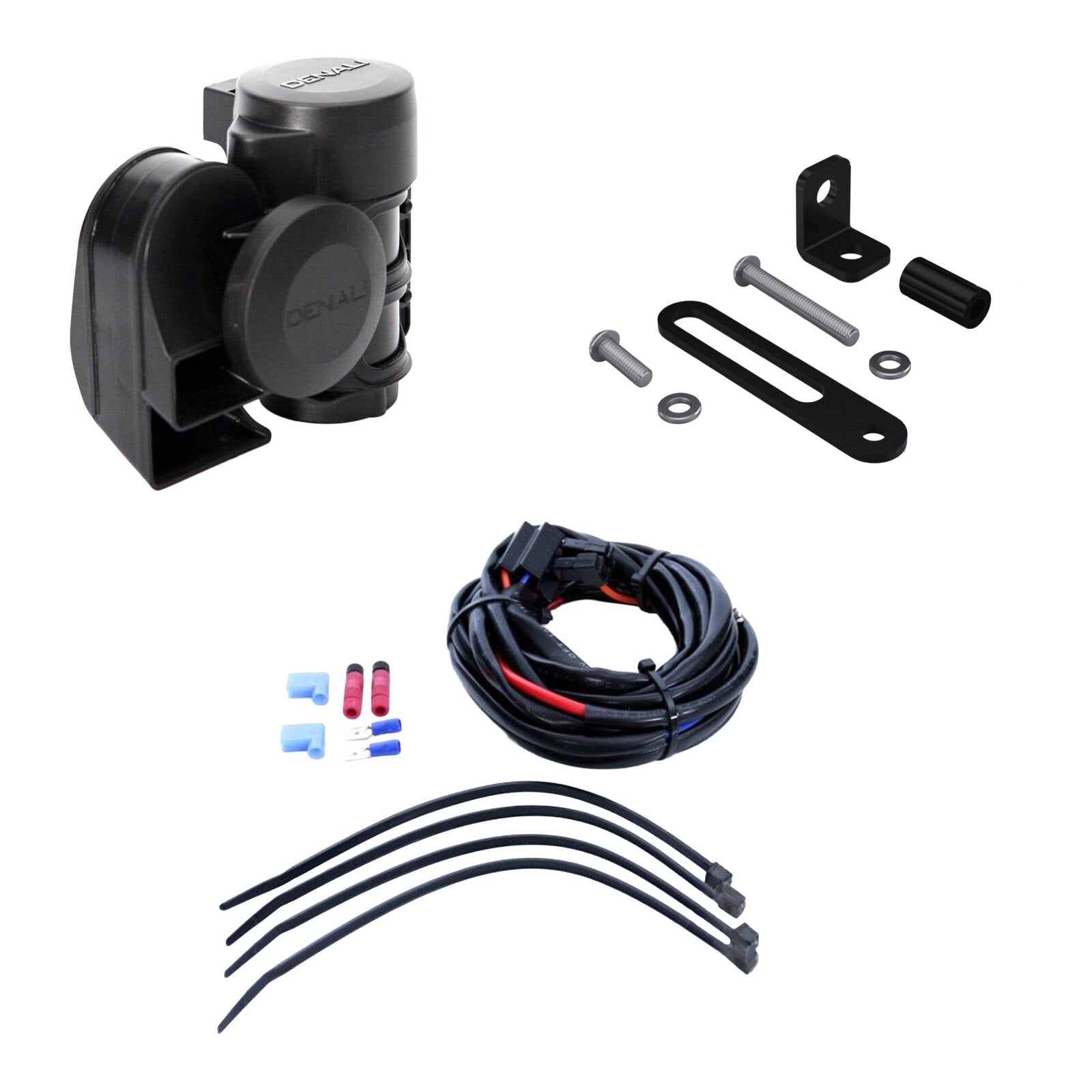 Denali SoundBomb Horn Bundle For Yamaha Tenere 700 World Raid DEDNL06KIT004#