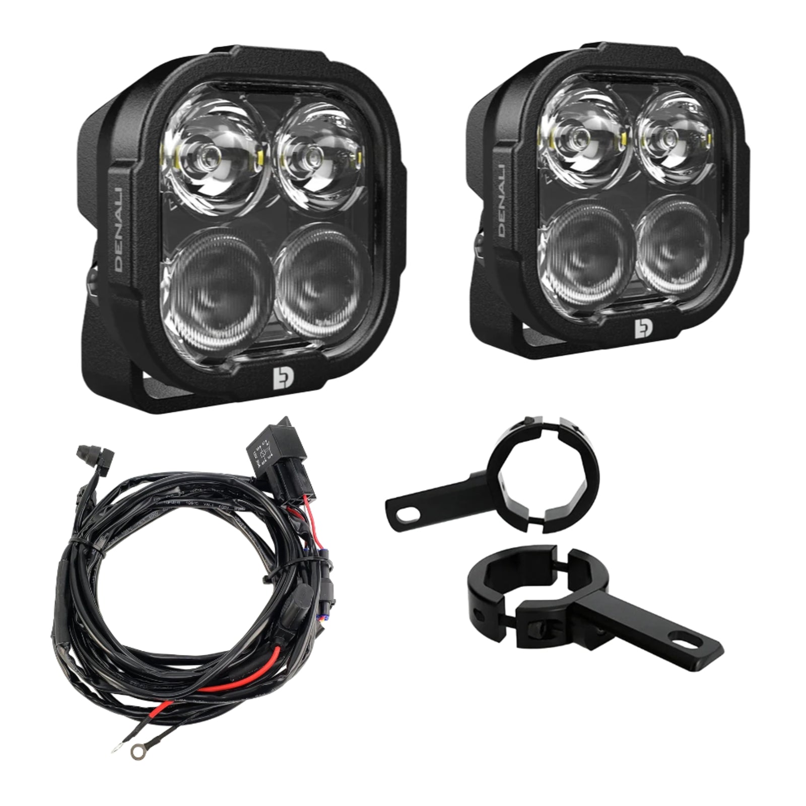 Denali DL4 Bundle For Triumph Tiger 1200 GT Pro 2022-2025 DEDNL11KIT001C#