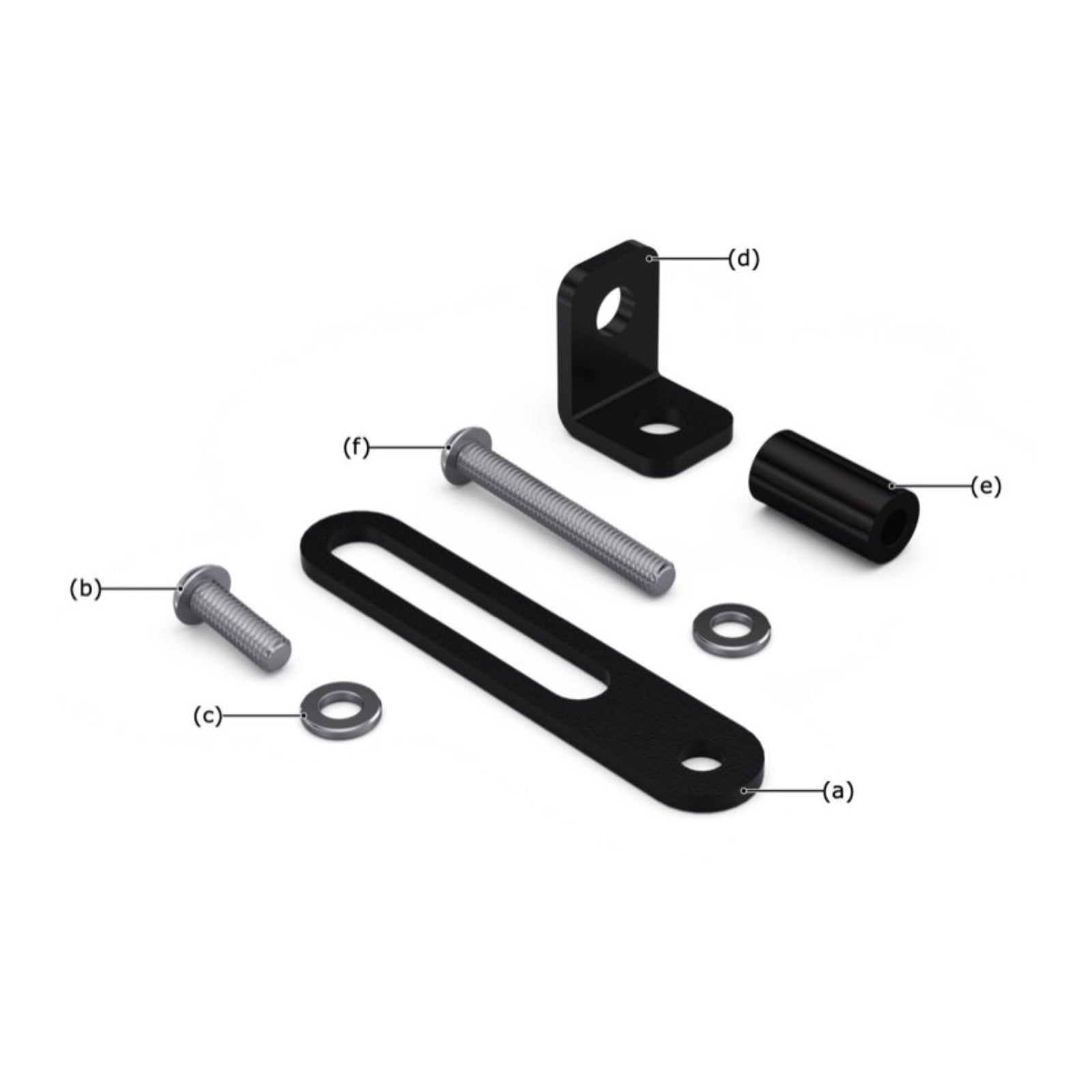 Denali Horn Mounting Brackets For  Yamaha XTZ690 Tenere 700 DEHMT0610200#
