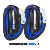 Gorillas Grip Tie Down 38mm S-Hook - Black / Blue Loop GGTD4BU#