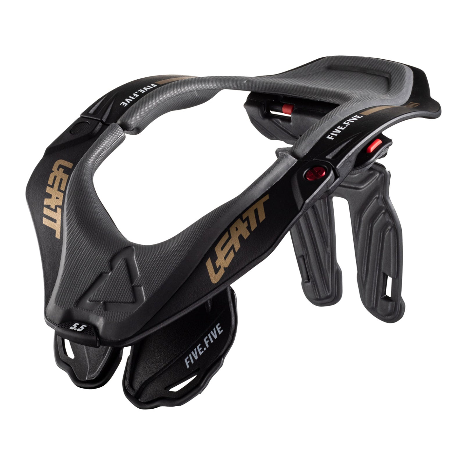 Leatt 5.5 Neck Brace - Stealth / Black (2XL) LE1022111752#