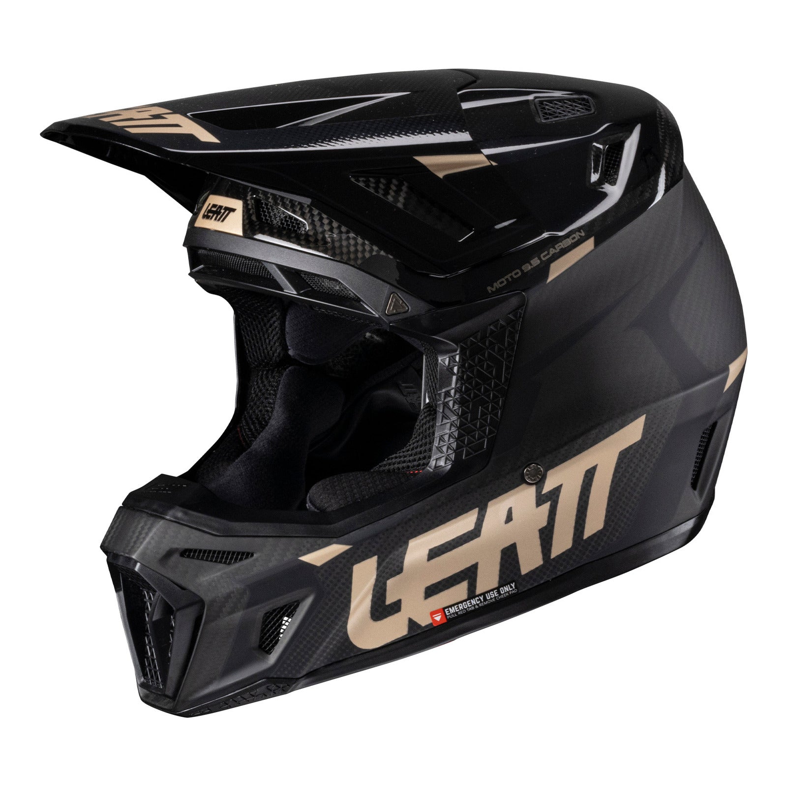Leatt 2025 9.5 Helmet Kit Carbon (S/55-56cm) LE1025100101#