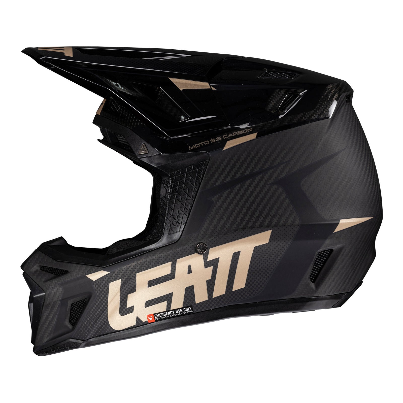 Leatt 2025 9.5 Helmet Kit Carbon (2XL/63-64cm) LE1025100105#