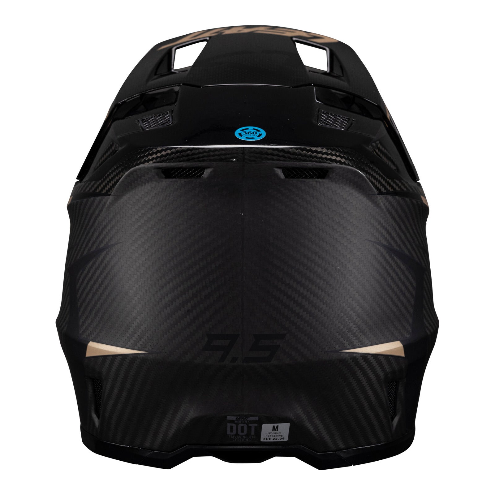 Leatt 2025 9.5 Helmet Kit Carbon (2XL/63-64cm) LE1025100105#