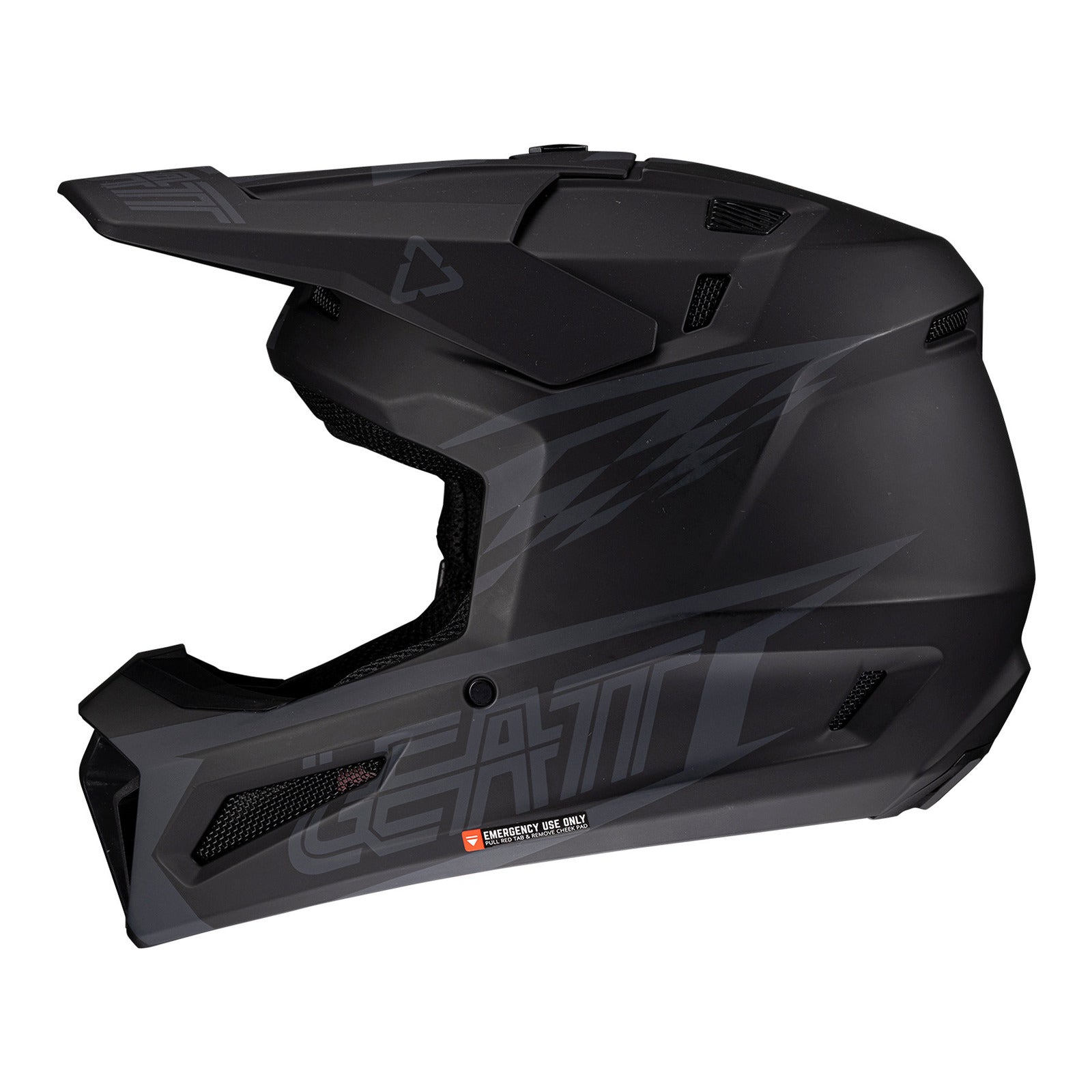 Leatt 2025 3.5 Helmet Kit - Stealth (XS/53-54cm) LE1025100500#