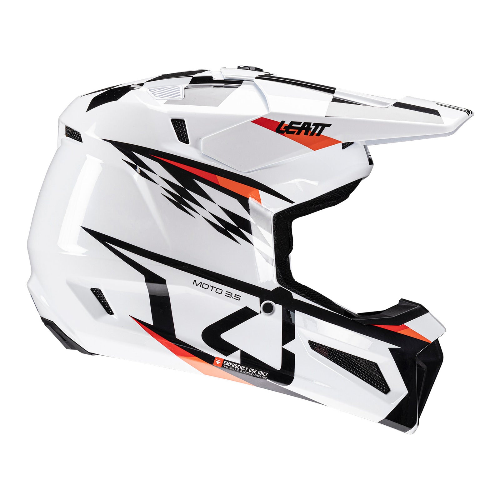 Leatt 2025 3.5 Helmet Kit - White (XS/53-54cm) LE1025100540#