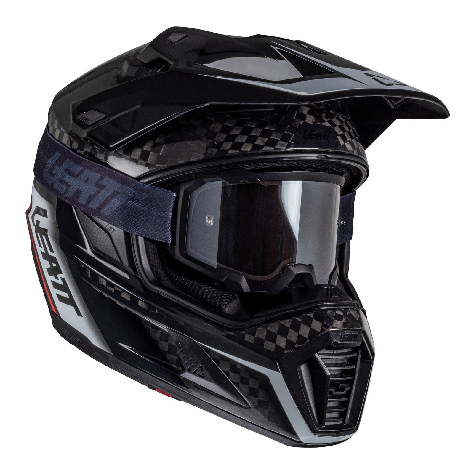 Leatt 2025 9.5 ADV Helmet Kit - Carbon (M/57-58cm) LE1025101102#