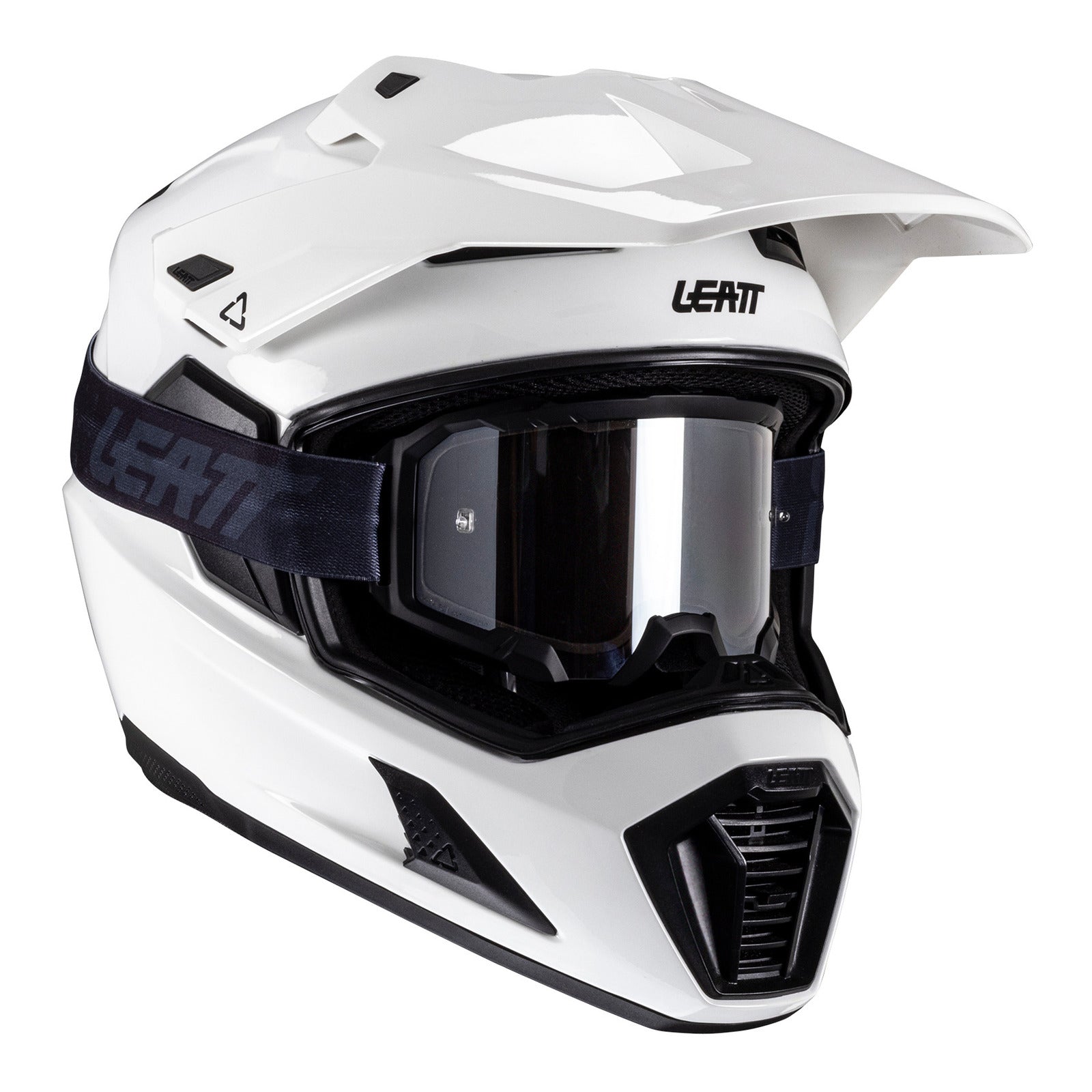 Leatt 2025 8.5 ADV Helmet Kit - White (S/55-56cm) LE1025101181#