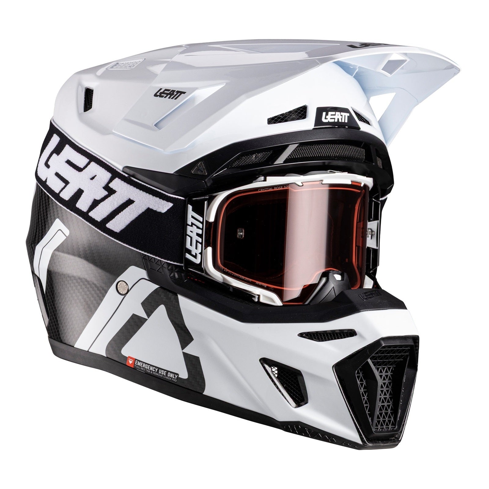 Leatt 9.5 Helmet Kit - Carbon / White (XS) LE1026000100#
