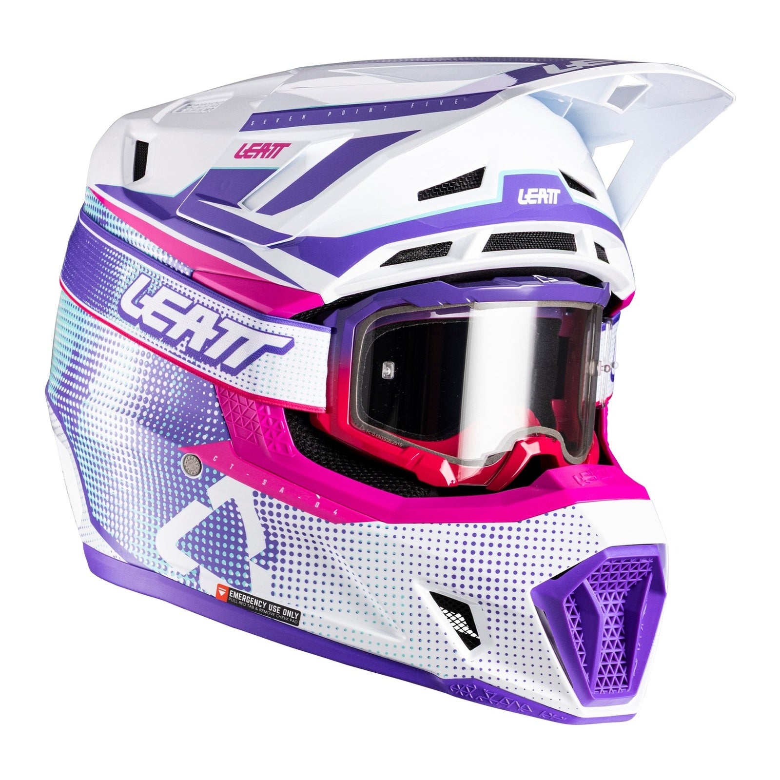 Leatt 7.5 Helmet Kit - Purple (M) LE1026000402#