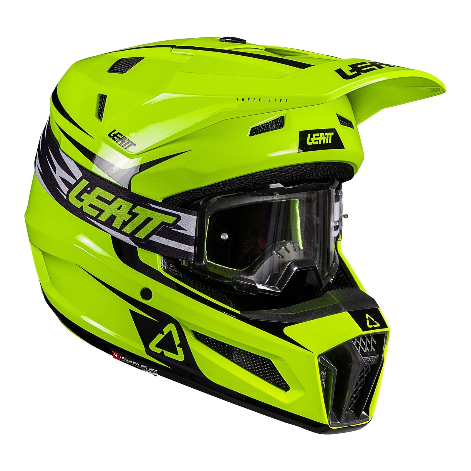 Leatt 3.5 Helmet Kit - Neon Yellow (XS) LE1026000750#