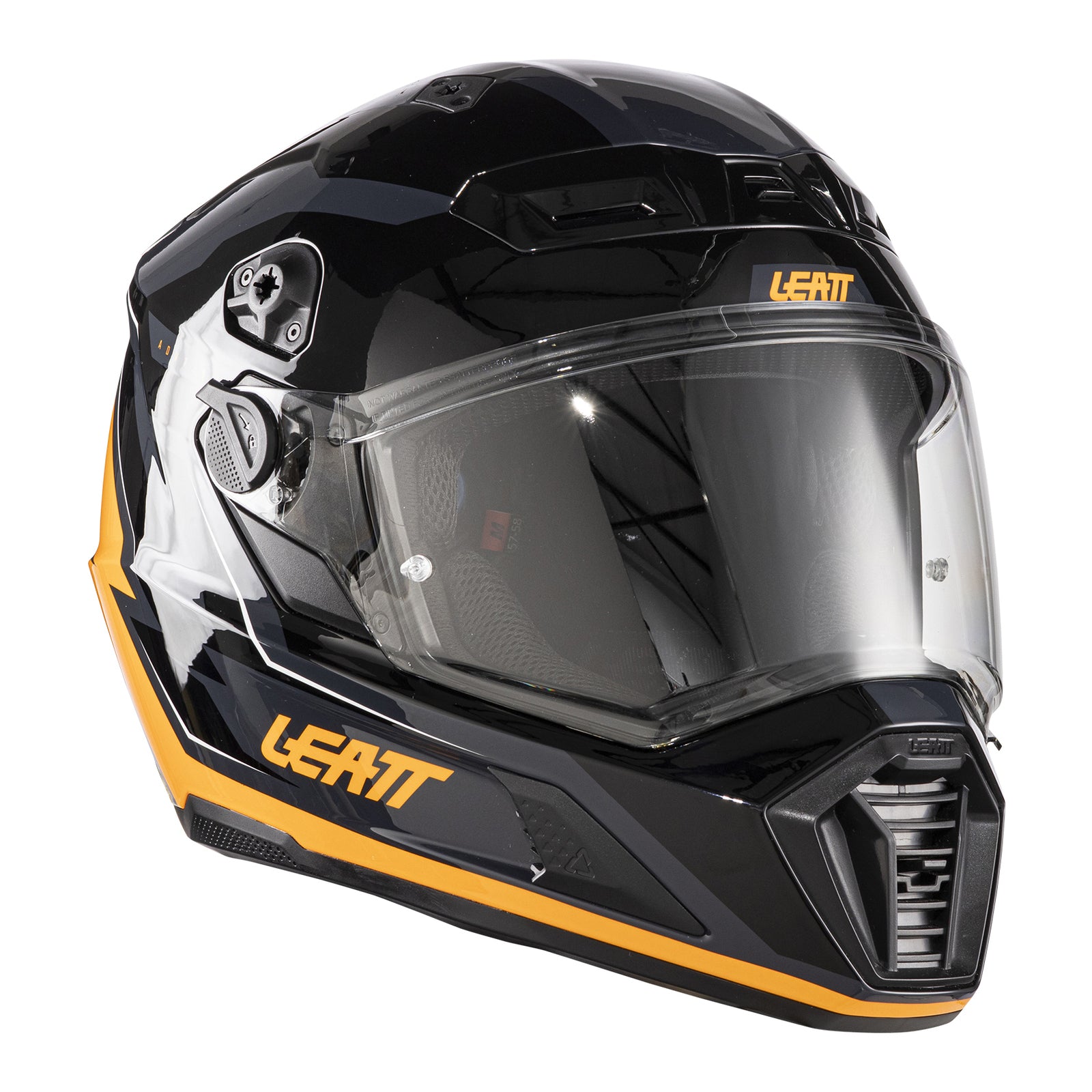 Leatt 7.5 ADV Helmet Kit - Black / Orange (M 57-58CM) LE1026001602#