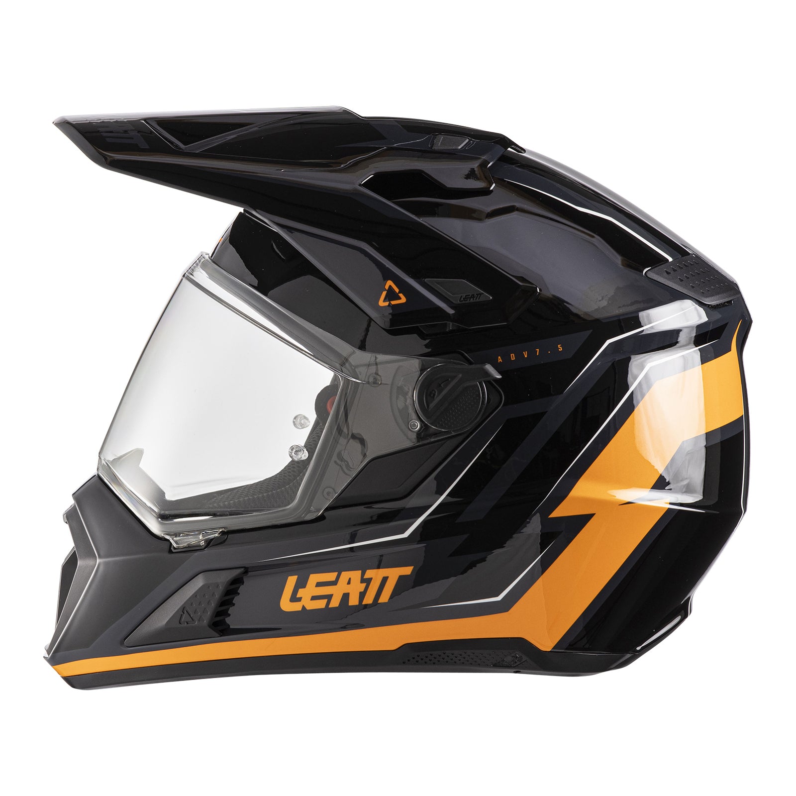Leatt 7.5 ADV Helmet Kit - Black / Orange (L 59-60CM) LE1026001603#