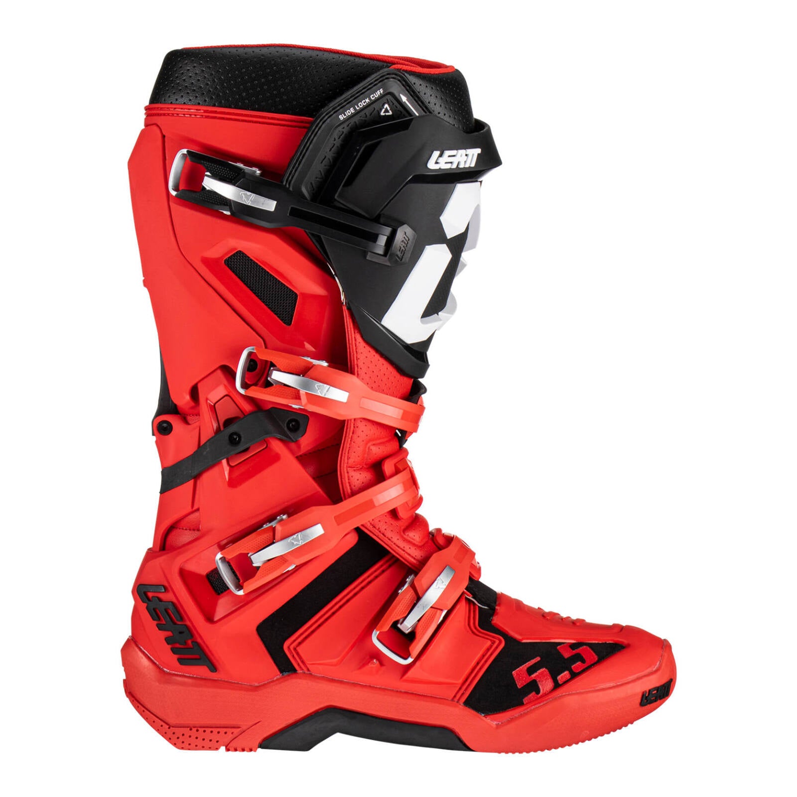 Leatt 5.5 FlexLock Boot - Red (US12/EU47) LE3023050205#