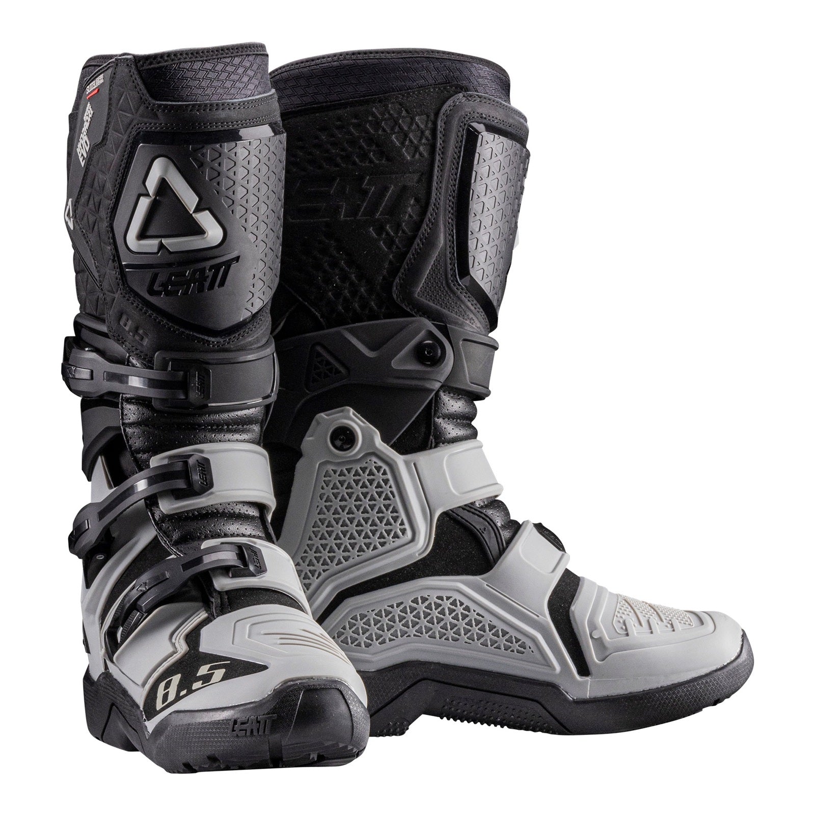 Leatt 8.5 ADV HydraDri Boot - Black - Grey (US8 UK7 EU42 CM26.5) LE3026004053#