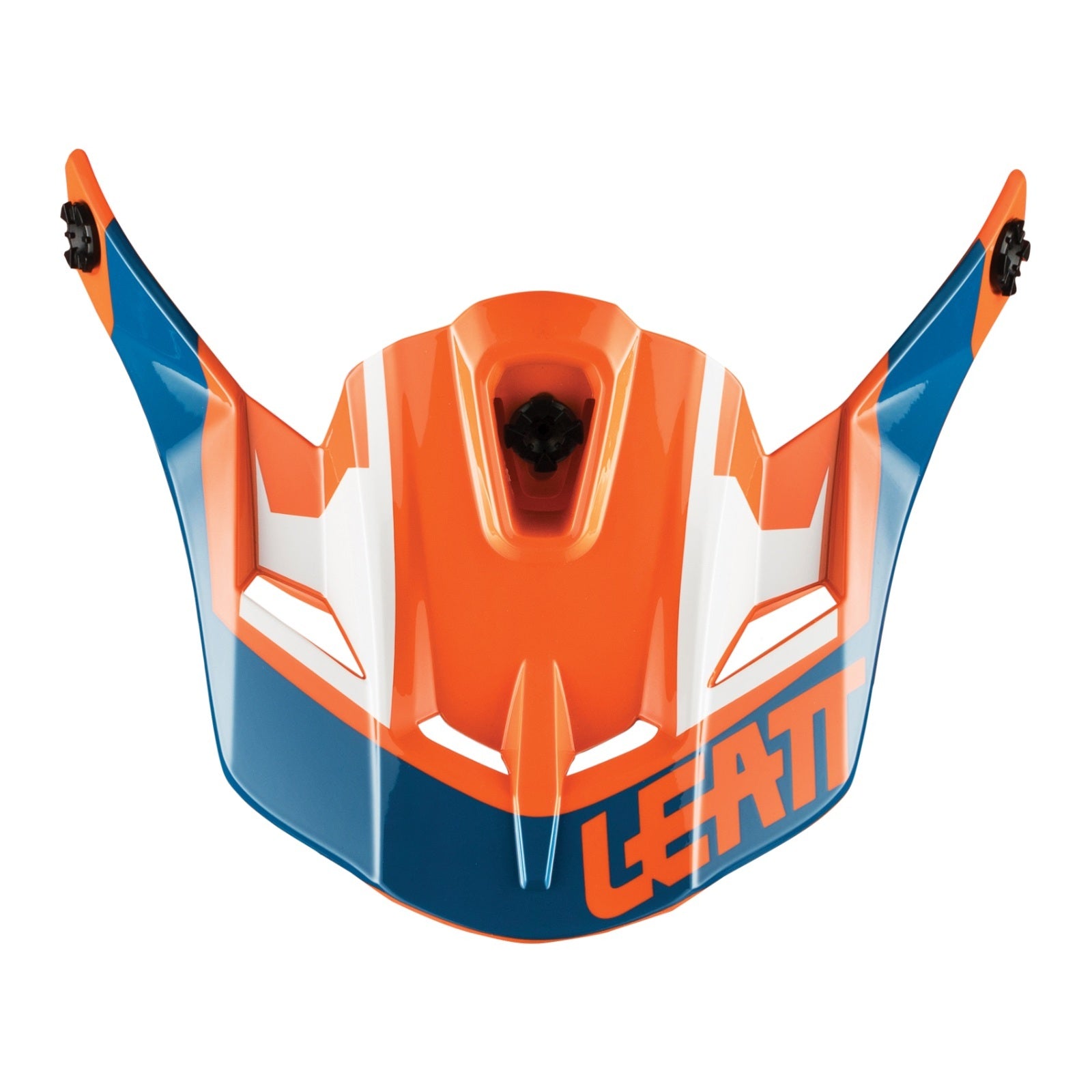 Leatt GPX 4.5 Junior Helmet Peak V22- Orange / Denim LE4017110900#