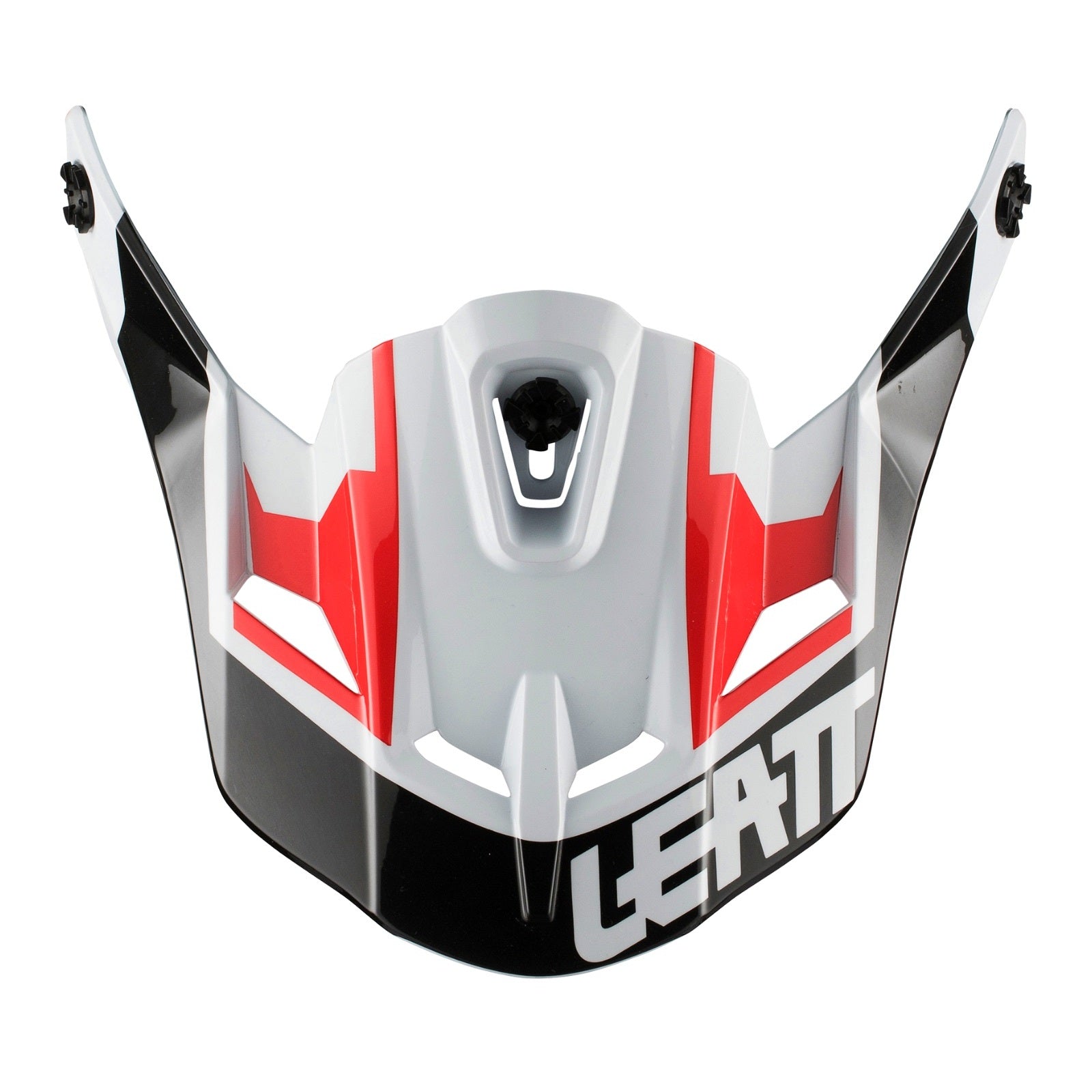 Leatt GPX 4.5 Helmet Peak V20 - White / Black (M/2XL) LE4018900141#