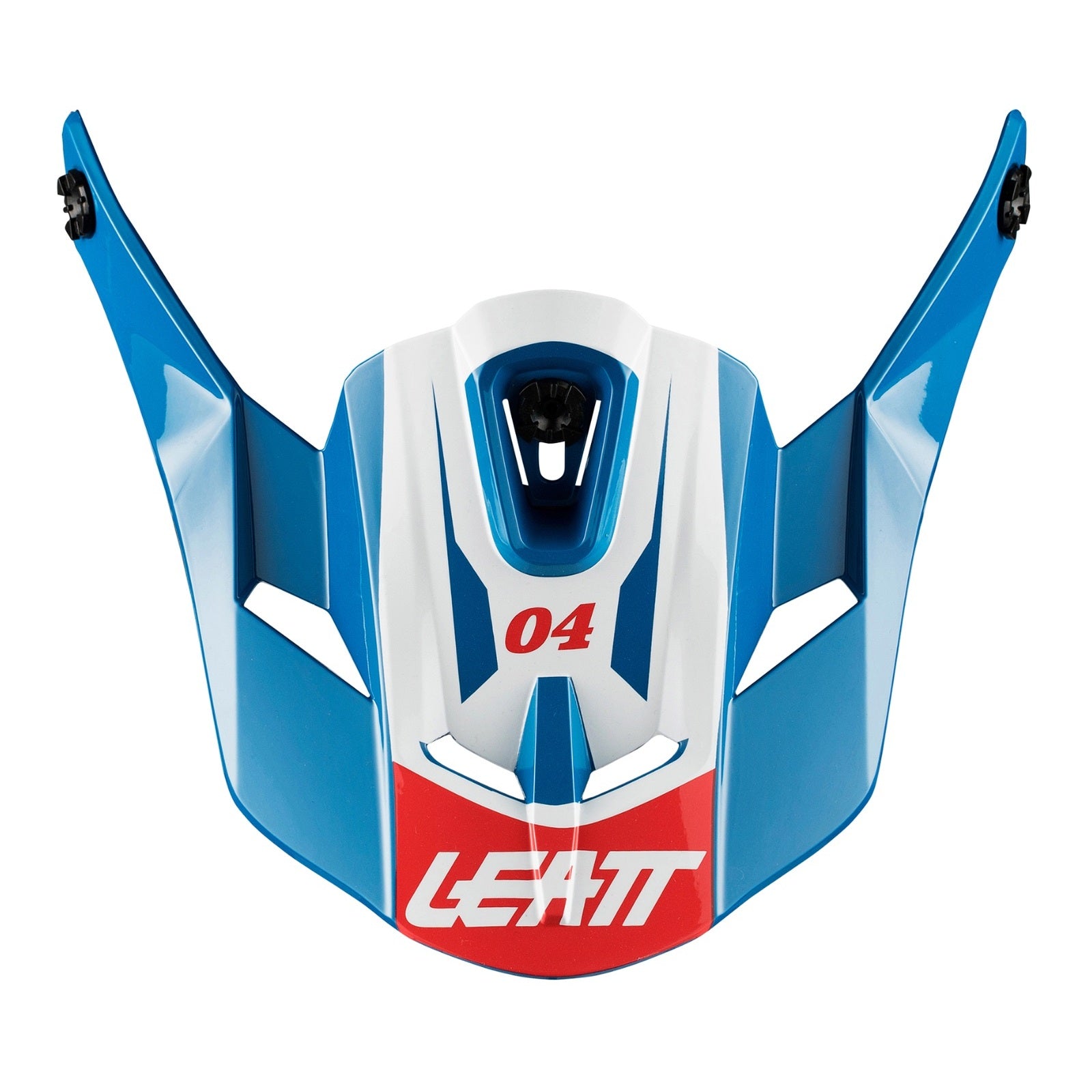 Leatt GPX 4.5 Helmet Peak V25 - Blue / White (M/2XL) LE4018900161#