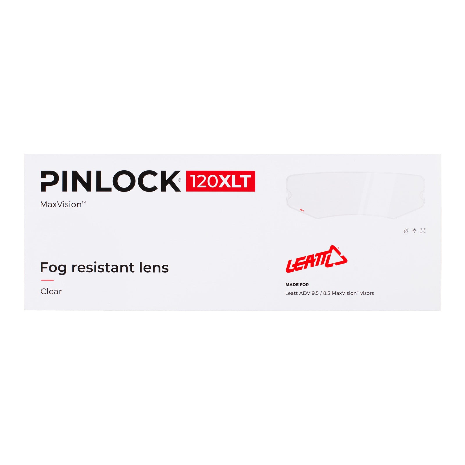 Leatt Inner Lens Pinlock 120 MaxVision XLT ADV 8.5/9.5 - Clear LE4025203200#