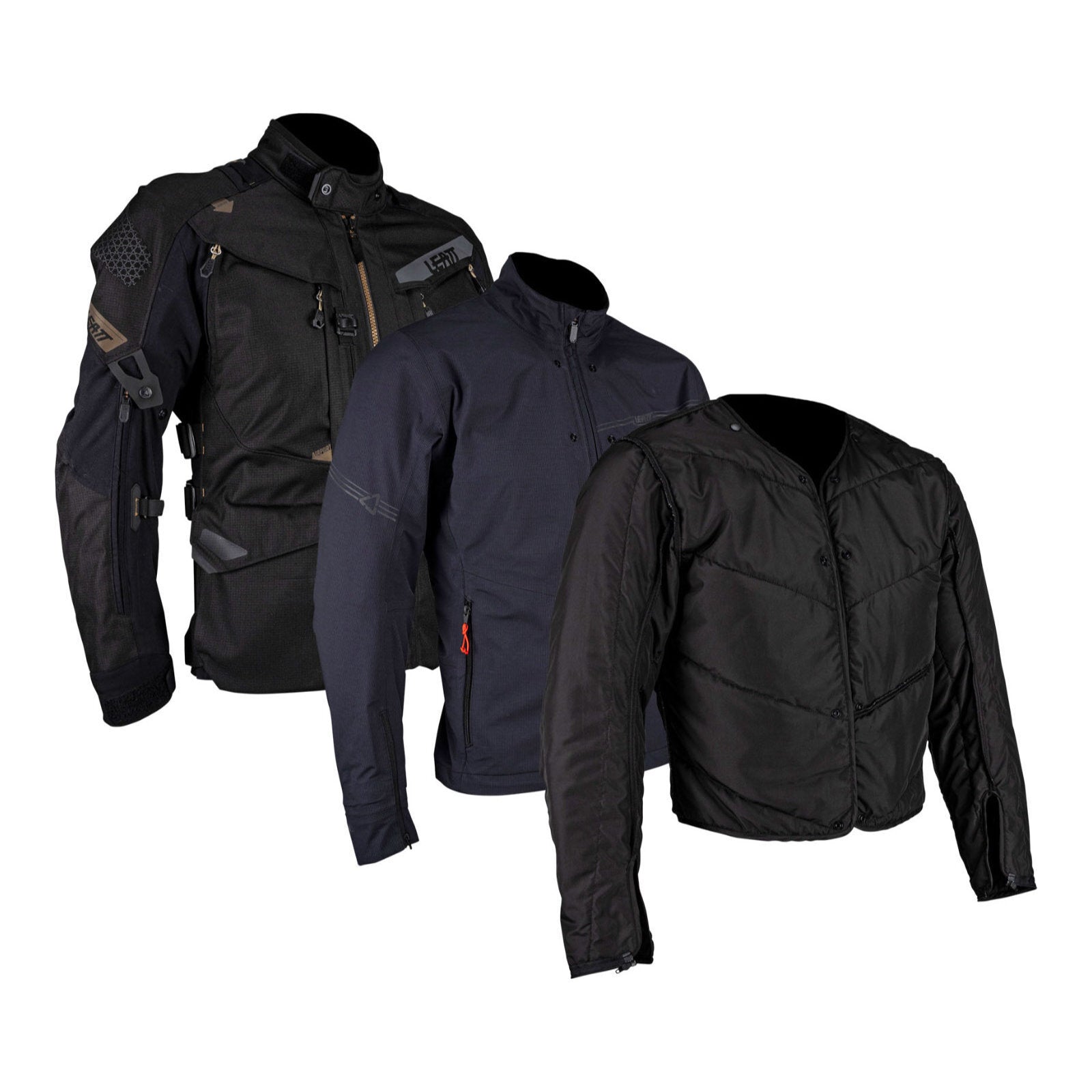 Leatt 7.5 ADV MultiTour Jacket - Stealth (M) LE5024010101#