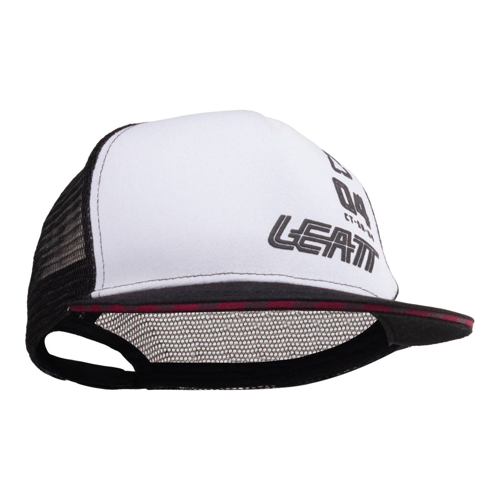Leatt Trucker Cap - White / Black (S-XL) LE5024400130#