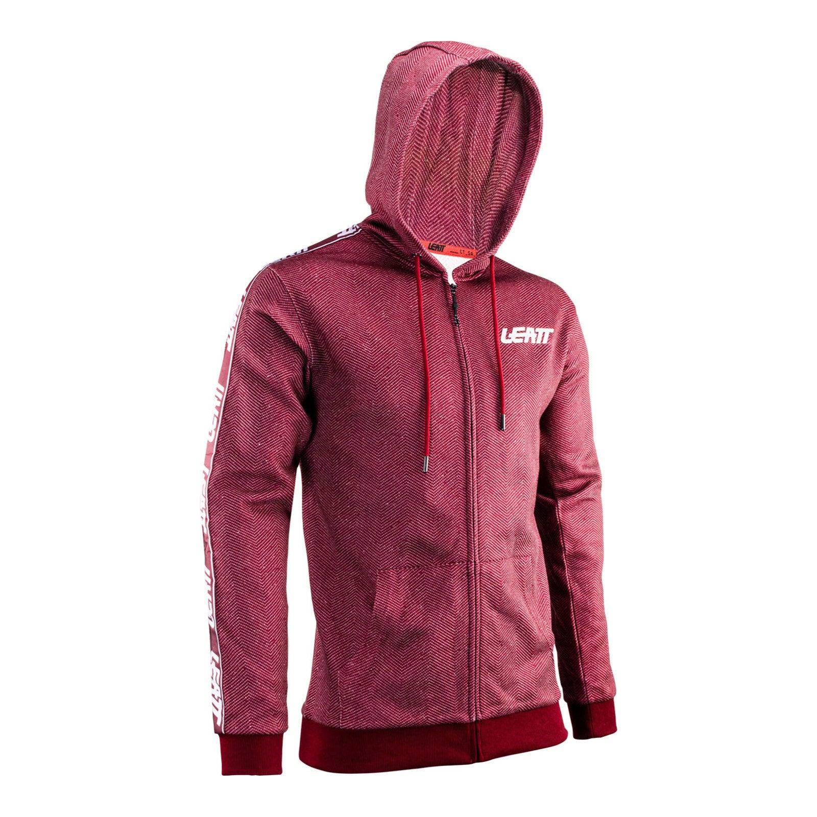 Leatt Premium Zip Hoodie - Ruby (2XL) LE5024400474#