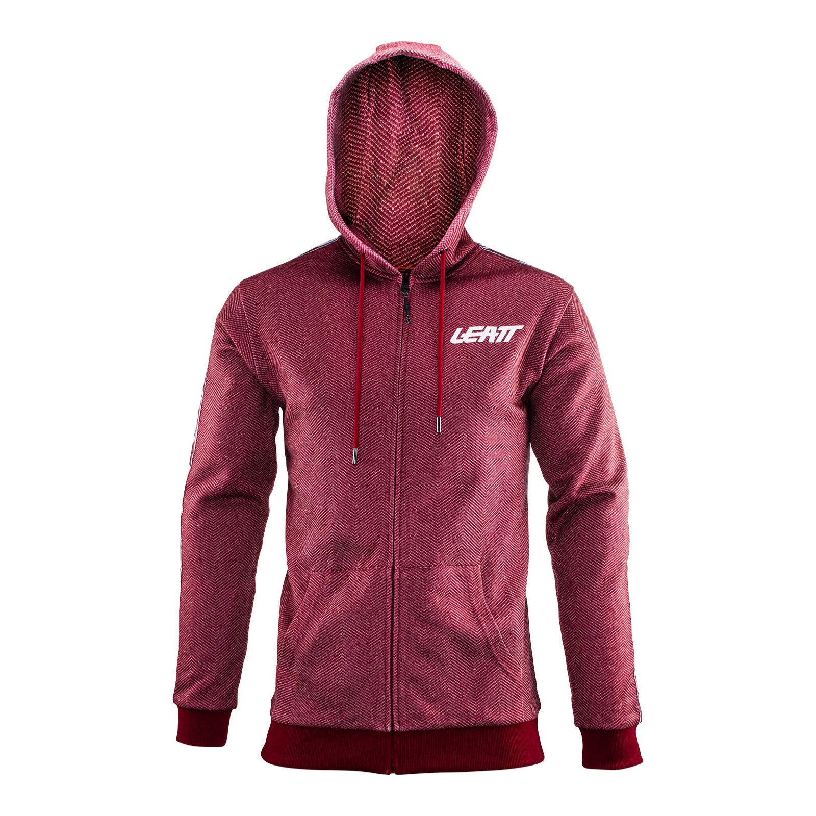 Leatt Premium Zip Hoodie - Ruby (2XL) LE5024400474#