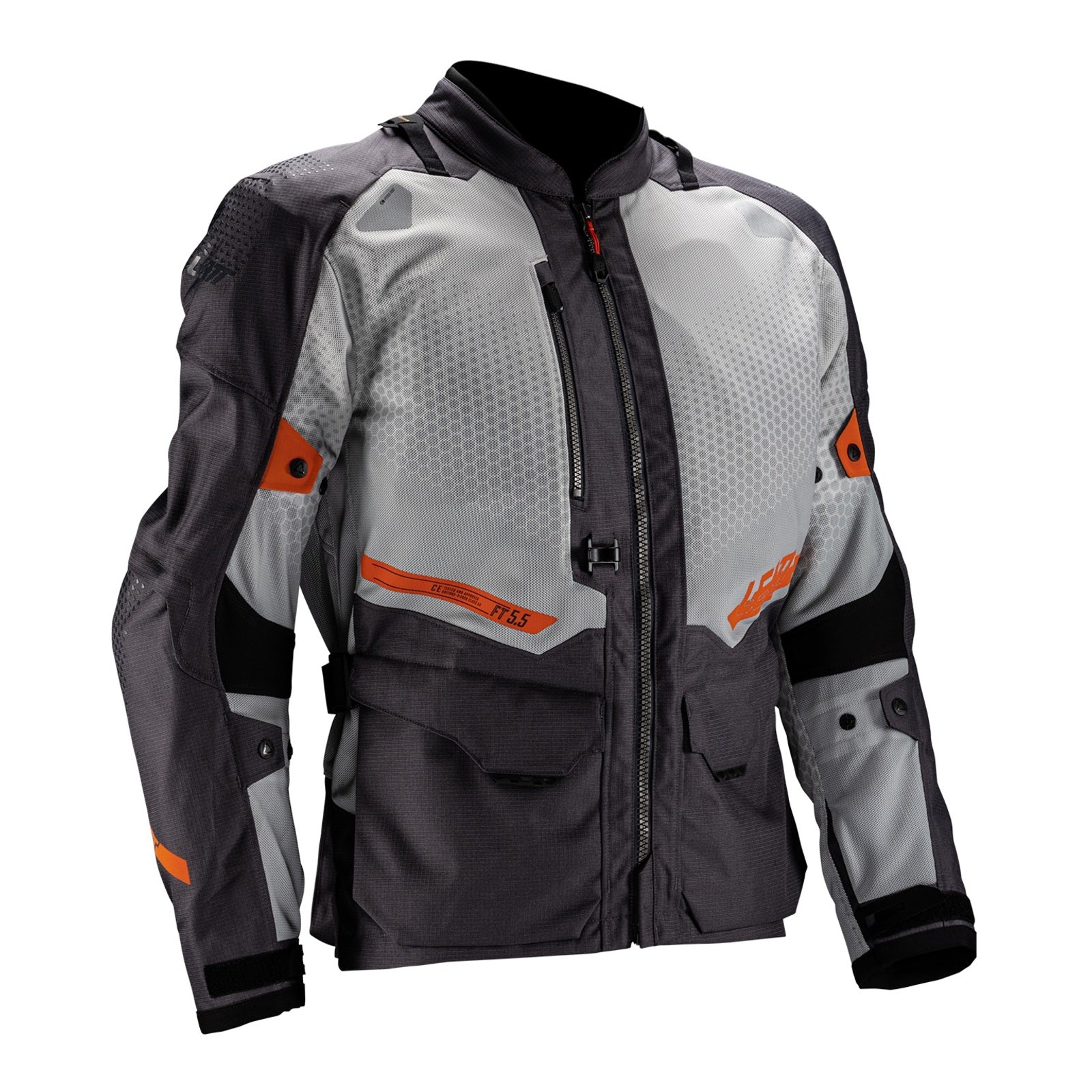 Leatt 5.5 ADV FlowTour Jacket - Iron (XL/US44/EU54) LE5025101373#