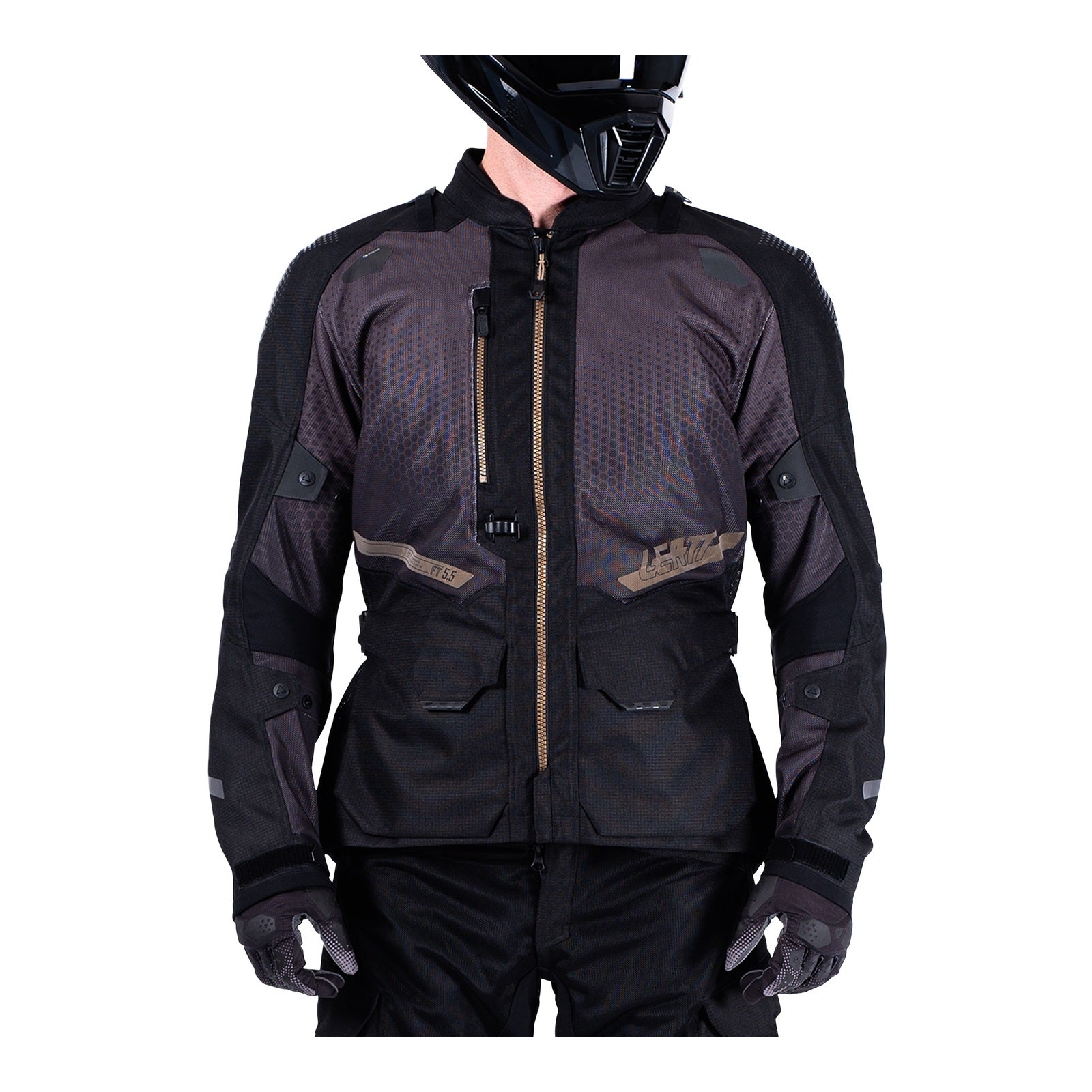 Leatt 5.5 ADV FlowTour Jacket - Stealth (L/US42/EU52) LE5025101392#