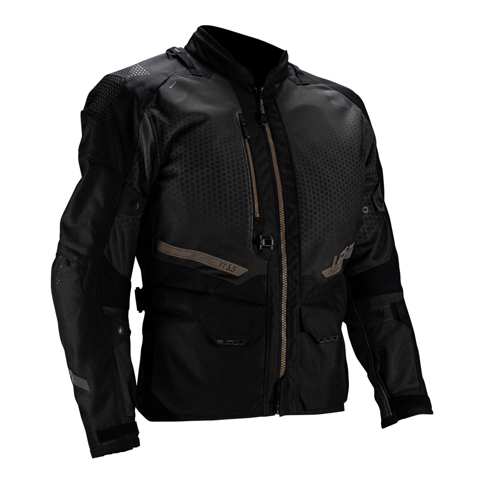 Leatt 5.5 ADV FlowTour Jacket - Stealth (XL/US44/EU54) LE5025101393#