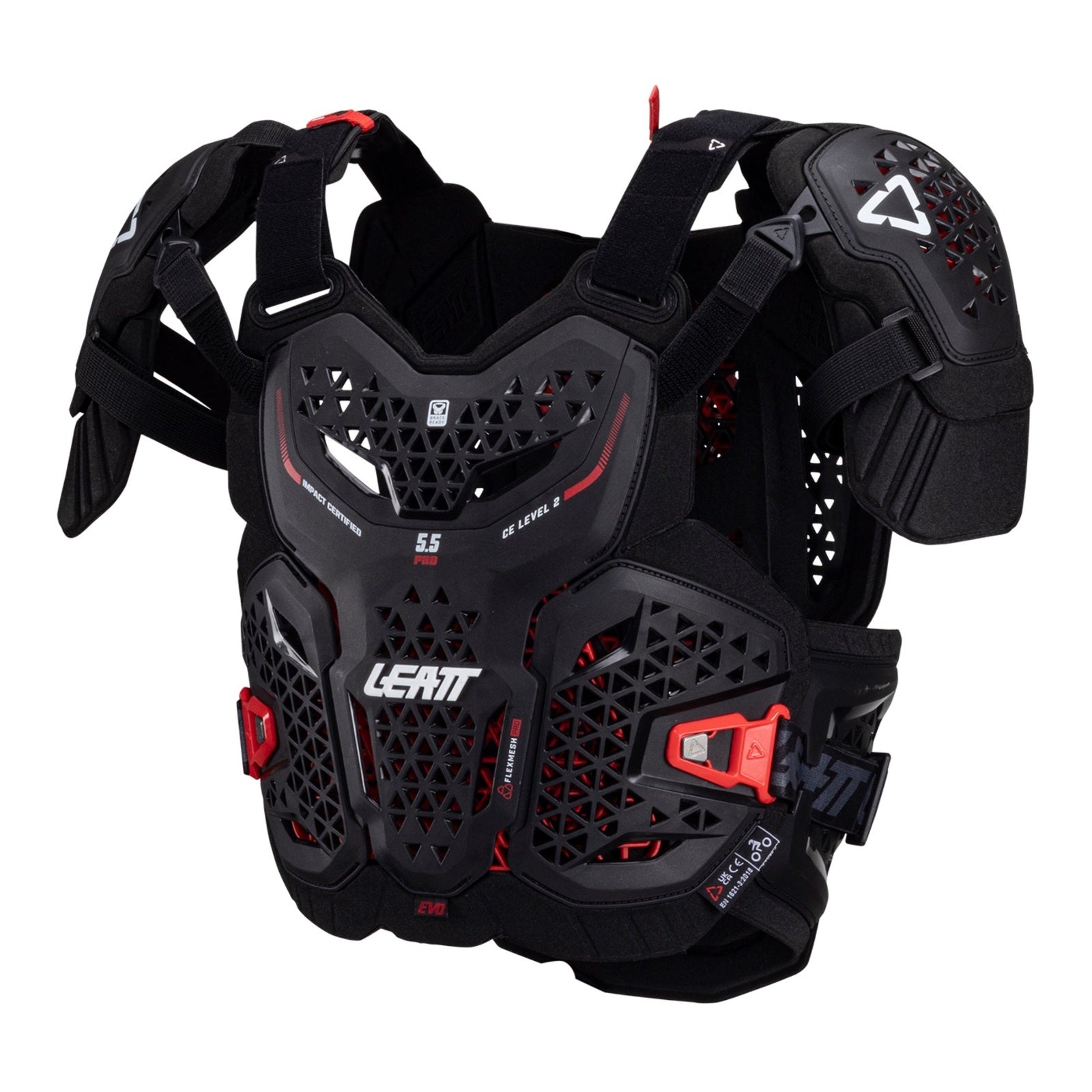 Leatt 5.5 Chest Protector Pro Evo - Black (L/XL 172-184cm) LE5025202341#