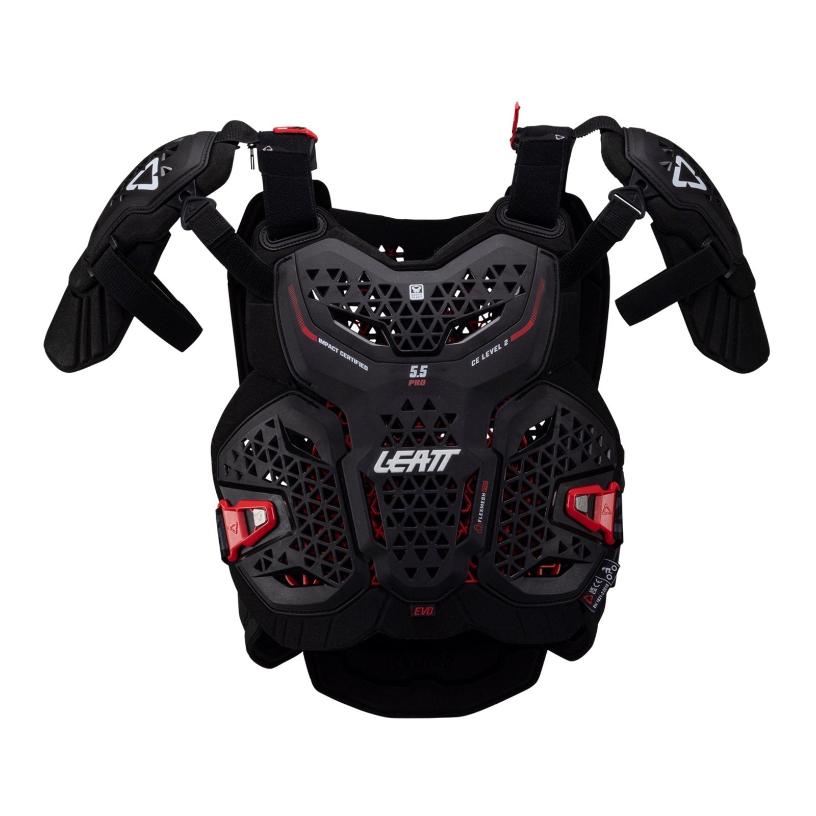 Leatt 5.5 Chest Protector Pro Evo - Black (2XL 184-196cm) LE5025202342#