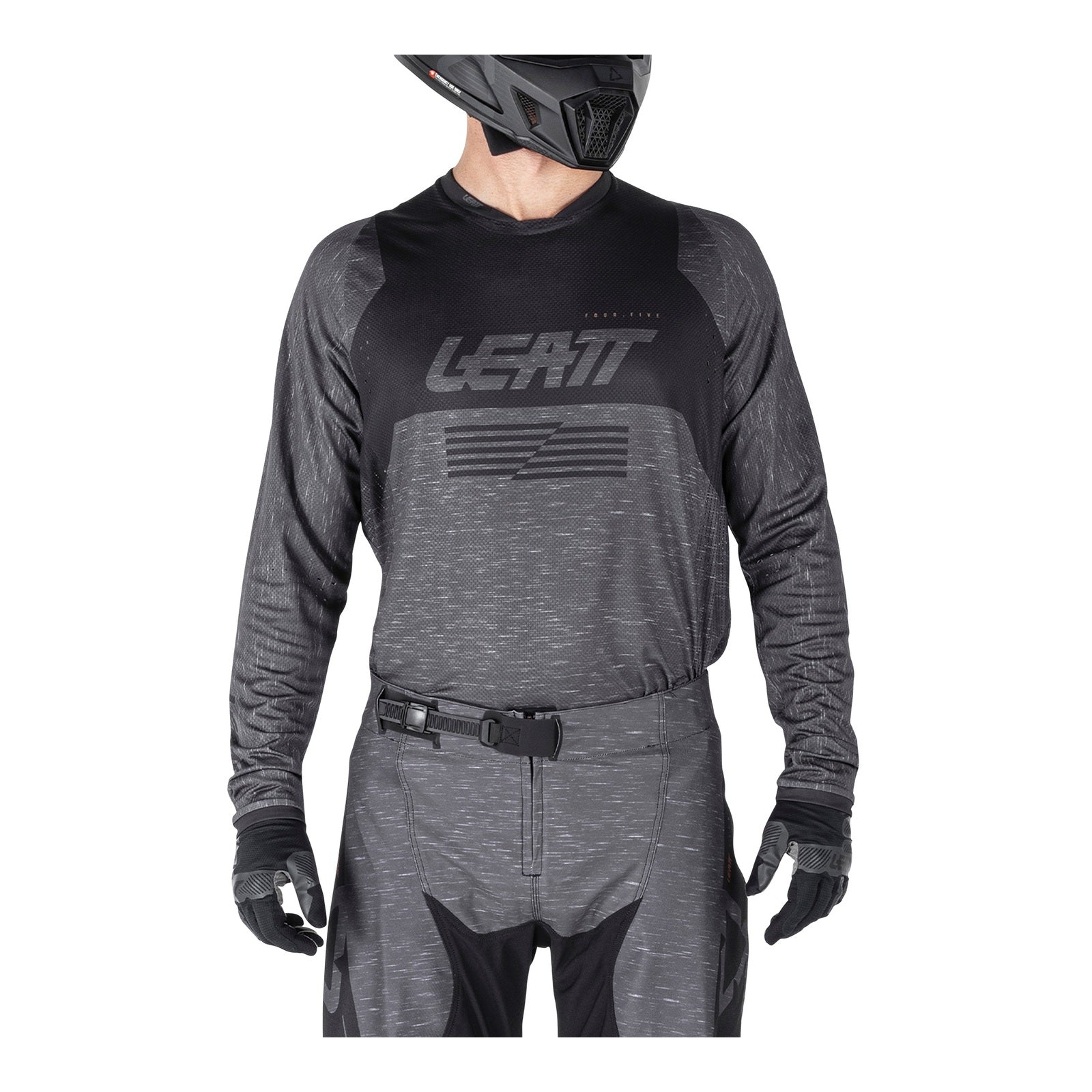Leatt 4.5 Lite Jersey - Stealth Black / Grey (2XL/US46/EU56) LE5026000444#